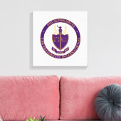 Phi Alpha Delta Logo Leinwanddruck (Insitu (Wohnzimmer))