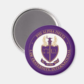 Phi Alpha Delta-Logo Magnet (Vorderseite/Rückseite)