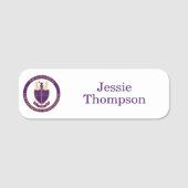 Phi Alpha Delta-Logo Namensschild (Vorderseite)