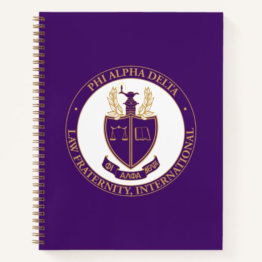 Phi Alpha Delta-Logo Notizblock (Vorderseite)