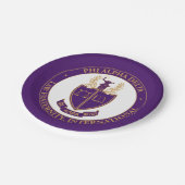 Phi Alpha Delta-Logo Pappteller (Schrägansicht)