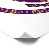 Phi Alpha Delta-Logo Poster (Ecke)