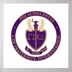 Phi Alpha Delta-Logo Poster