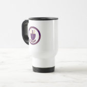 Phi Alpha Delta-Logo Reisebecher (Vorderseite Links)