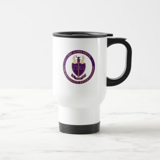Phi Alpha Delta-Logo Reisebecher (Rechts)