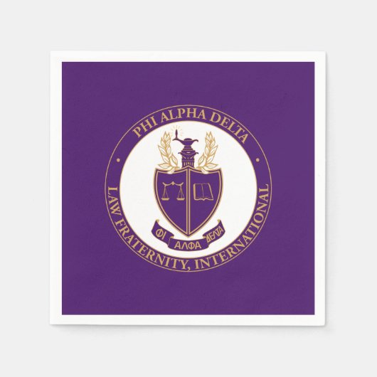 Phi Alpha Delta-Logo Serviette (Vorderseite)
