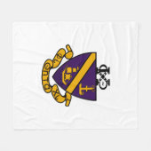Phi Chi Theta | Farb-Wappen Fleecedecke (Vorderseite (Horizontal))