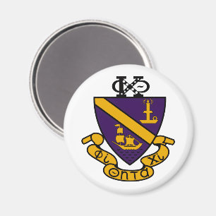 Phi Chi Theta Farb-Wappen Magnet