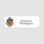Phi Chi Theta | Farb-Wappen Namensschild (Vorderseite)