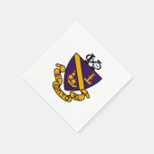 Phi Chi Theta | Farb-Wappen Serviette (Ecke)