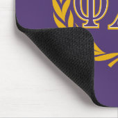 Phi Chi Theta | Griechisch mit Kranz Mousepad (Ecke)