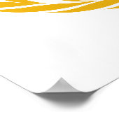 Phi Chi Theta | Griechisch mit Kranz Poster (Ecke)