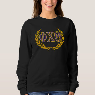 Phi Chi Theta Griechisch mit Kranz Sweatshirt