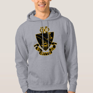Phi Chi Theta-Wappen | Gold und Schwarz Hoodie
