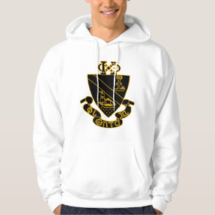 Phi Chi Theta Wappen Gold und Schwarz Hoodie