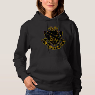 Phi Chi Theta-Wappen | Gold und Schwarz Hoodie
