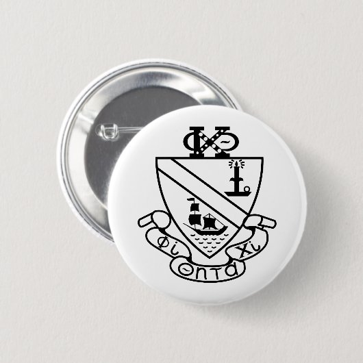 Phi Chi Theta Wappen | S/W Button (Vorne & Hinten)