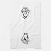 Phi Chi Theta Wappen | S/W Geschirrtuch (Vertikal)
