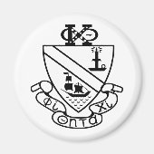 Phi Chi Theta Wappen | S/W Magnet (Vorne)