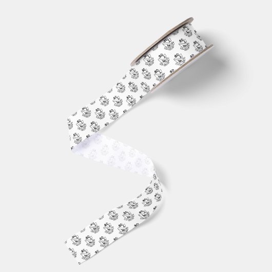 Phi Chi Theta Wappen | S/W Ripsband (Rückseite)