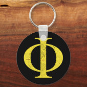 Phi - mathematische Symbole Schlüsselanhänger (Vorderseite)