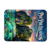 Phi Phi Inseln Thailand Magnet (Horizontal)