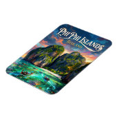 Phi Phi Inseln Thailand Magnet (Linke Seite)