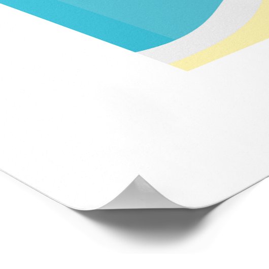 Phi Phi Island Thailand Reisen Art Poster (Ecke)