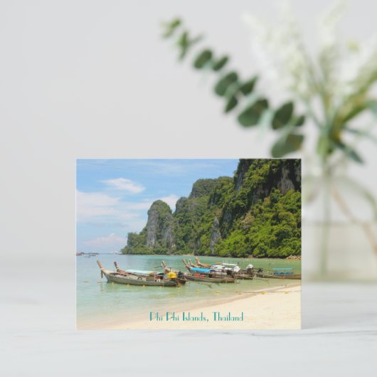 Phi Phi Islands, Thailand Postkarte (Stehend Vorderseite)