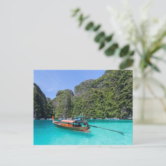 Phi Phi Lay Island Phuket Thailand Postkarte (Stehend Vorderseite)