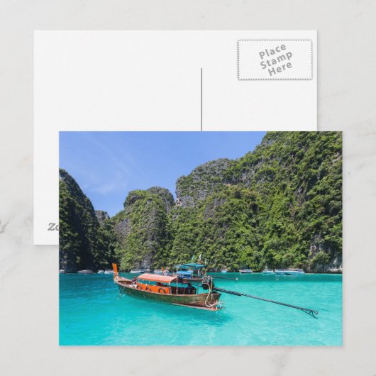 Phi Phi Lay Island Phuket Thailand Postkarte (Vorne/Hinten)