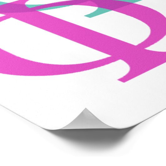 Phi-Poster Poster (Ecke)