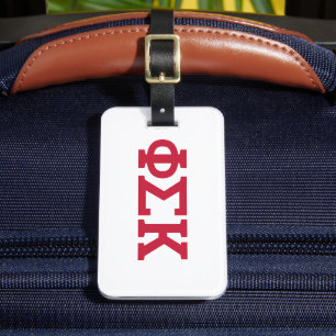 Phi Sigma Kappa Buchstaben Gepäckanhänger