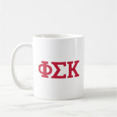 Phi Sigma Kappa Buchstaben Kaffeetasse (Links)