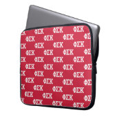 Phi Sigma Kappa Buchstaben Laptopschutzhülle (Vorderseite Links)