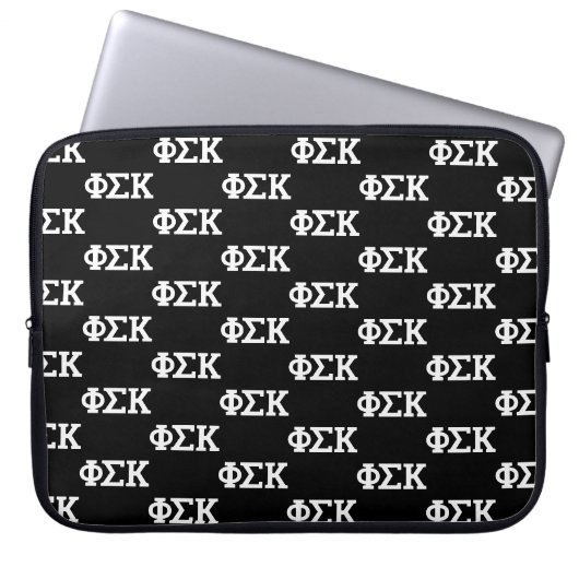 Phi Sigma Kappa Buchstaben Laptopschutzhülle (Vorderseite)