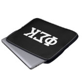 Phi Sigma Kappa Buchstaben Laptopschutzhülle (Vorne Knopf)