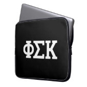 Phi Sigma Kappa Buchstaben Laptopschutzhülle (Vorderseite Links)