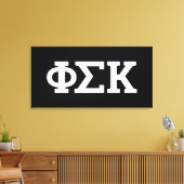 Phi Sigma Kappa Buchstaben Leinwanddruck (Insitu (Wohnzimmer))