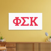 Phi Sigma Kappa Buchstaben Leinwanddruck (Insitu (Wohnzimmer))