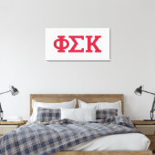 Phi Sigma Kappa Buchstaben Leinwanddruck (Insitu (Schlafzimmer))