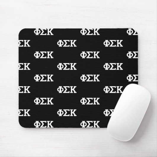 Phi Sigma Kappa Buchstaben Mousepad (Mit Mouse)