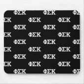 Phi Sigma Kappa Buchstaben Mousepad (Vorne)