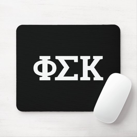 Phi Sigma Kappa Buchstaben Mousepad (Mit Mouse)