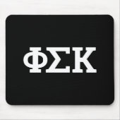 Phi Sigma Kappa Buchstaben Mousepad (Vorne)
