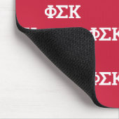 Phi Sigma Kappa Buchstaben Mousepad (Ecke)