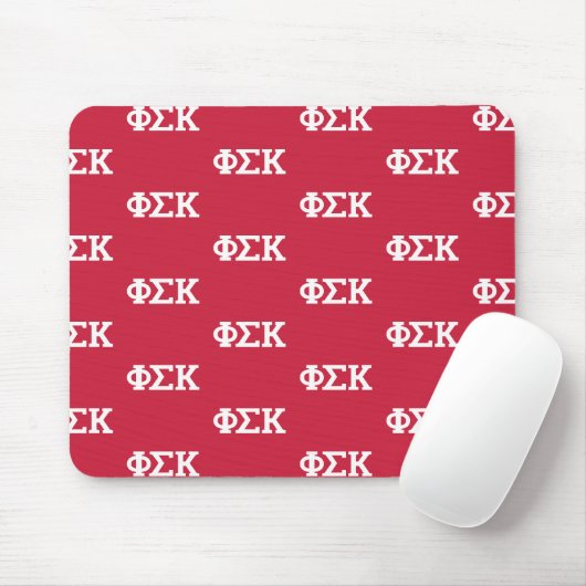 Phi Sigma Kappa Buchstaben Mousepad (Mit Mouse)
