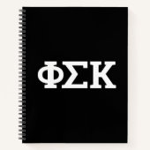 Phi Sigma Kappa Buchstaben Notizblock (Vorderseite)