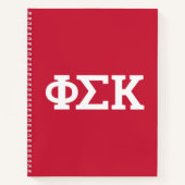 Phi Sigma Kappa Buchstaben Notizblock (Vorderseite)