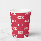 Phi Sigma Kappa Buchstaben Pappbecher (Links)
